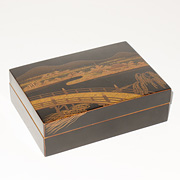 Lacquer box, Zohiko Company - Japan, Meiji era, 19th century