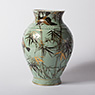 Seto celadon vase (side view 2), Japan, Meiji Era, late 19th century [thumbnail]
