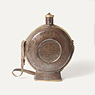 An iron pilgrim flask and cover (side view, other side view), Eastern Tibet, probably Chamdo, 18th century [thumbnail]