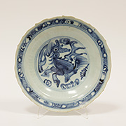 Blue and white dish - China, Ming Dynasty, 16th century