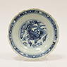 Blue and white dish, China, Ming Dynasty, 16th century [thumbnail]