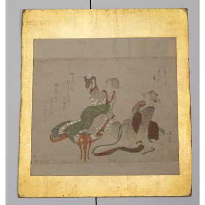 Surimono, by Katsushika Hokusai (1760-1849), Japan, 