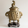 Bronze censer and cover (side 2), China, 19th century [thumbnail]