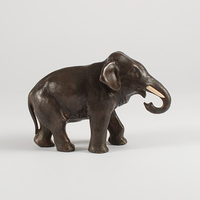 Bronze elephant, by Yoshimitsu, Japan, Meiji Period, late 19th century