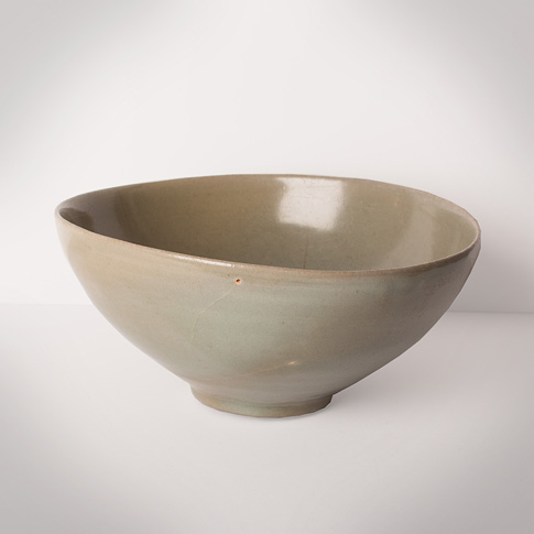 Celadon stoneware bowl
 (view 2), Korea, Koryo Dynasty, 12th century