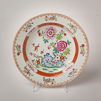 Famille rose porcelain bowl - China, Qianlong, mid-late 18th century