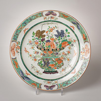 Samson porcelain dish in the Chinese Revival style - France, 19th century