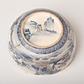 Rare Satsuma blue and white bowl (bottom), Japan, Meiji era, early 20th century [thumbnail]