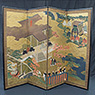Four-fold screen, Tosa School, Japan, Meiji Era, late 19th century [thumbnail]