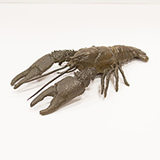 Bronze model of a crayfish - Japan, Meiji Era, late 19th century