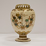 Satsuma vase and cover, signed Kinkozan (side view 3), Japan, Meiji Era, late 19th century [thumbnail]