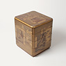 Lacquer jubako (stacked food box)  (diagonal view 4), Japan, Late Edo/Meiji Period, 19th century [thumbnail]