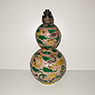 Rare early Ao-Kutani double gourd vase (another side), Japan, Edo Period, circa 1820 [thumbnail]