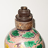 Rare early Ao-Kutani double gourd vase (close-up of neck), Japan, Edo Period, circa 1820 [thumbnail]
