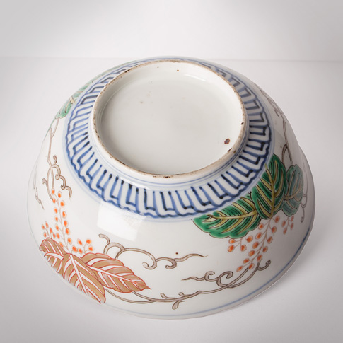 Imari porcelain bowl (underside), Japan, Edo period, 19th century