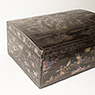 Rare lacquer and inlaid mother of pearl chest (view 2), China, Qing Dynasty, 18th/19th century [thumbnail]