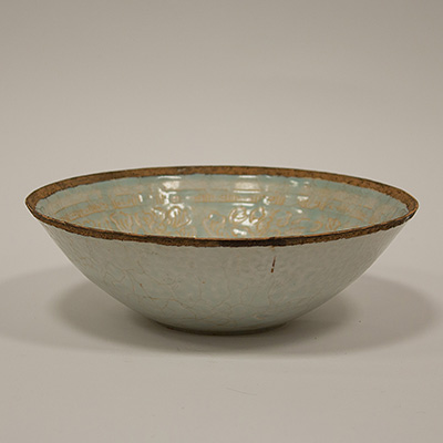 Qingbai bowl (side), China, Yuan Dynasty
