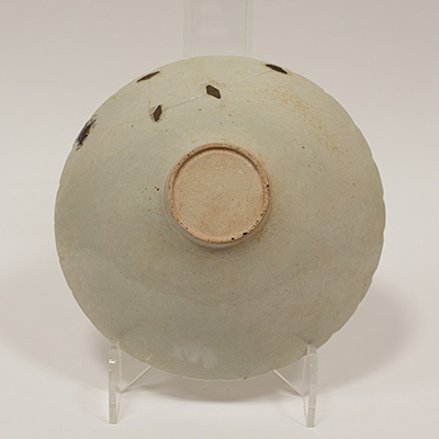 White ware bowl (underside), China, Song Dynasty