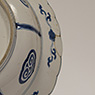 Blue and white porcelain dish in the Kraak style (detail), China, Kangxi, circa 1700 [thumbnail]