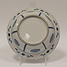 Blue and white porcelain dish in the Kraak style (base), China, Kangxi, circa 1700 [thumbnail]