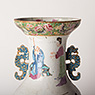 Canton famille rose vase (neck), China, Qing Dynasty, 19th century [thumbnail]