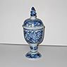 Rare blue and white goblet and cover (other side), China, Kangxi, circa 1690 [thumbnail]
