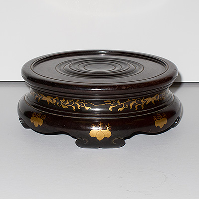 Rosewood and lacquer stand, Japan, late 19th / early 20th century Rosewood and lacquer stand, Japan, late 19th / early 20th century