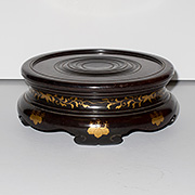 Rosewood and lacquer stand - Japan, late 19th / early 20th century