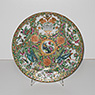 Canton famille-rose porcelain plate for the Persian market, China, Qing Dynasty, 19th century [thumbnail]