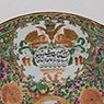 Canton famille-rose porcelain plate for the Persian market (detail), China, Qing Dynasty, 19th century [thumbnail]
