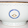 Famille-rose export porcelain bowl (close-up), China, 18th century [thumbnail]