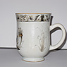 En-grisaille export porcelain tankard (side view), China, 18th century [thumbnail]
