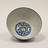 Blue and white bowl (top), China, Ming Dynasty, Wanli period (1573-1619) [thumbnail]