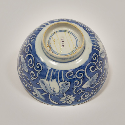 Blue and white bowl (base), China, Ming Dynasty, Wanli period (1573-1619)