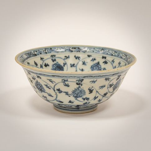 Blue and white bowl, China, Ming Dynasty, Hongzhi period (1470-1505)
