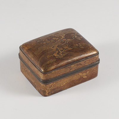 Lacquer kogo (incense box), Japan, Muromachi/Edo Period