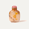 Agate Snuff bottle (back view), China, Qing Dynasty, 19th century [thumbnail]