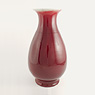 Monochrome copper red glazed porcelain vase, China, Qing Dynasty, early 19th century [thumbnail]