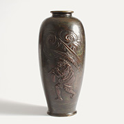 Bronze vase - Japan, Meiji Period, early 20th century