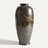 Bronze vase (Rear view of vase), Japan, Meiji Period, early 20th century [thumbnail]