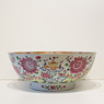 Large famille rose export porcelain bowl, China, Qianlong, circa 1760 [thumbnail]