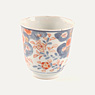 Imari porcelain chocolate bowl and associated saucer (Bowl, side view), China, Qing Dynasty, Kangxi, early 18th century [thumbnail]