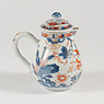 Imari porcelain jug and cover (Side view (2)), China, Qing Dynasty, Kangxi, early 18th century [thumbnail]