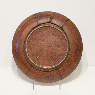 Enameled Arita plate (bottom), Japan, 19th century
