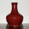 Copper red flambé porcelain vase, China, Qing Dynasty, 19th century [thumbnail]