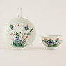 Famille verte tea bowl and saucer, China, Kangxi period, circa 1700 [thumbnail]