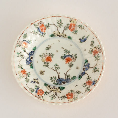 Famille verte saucer, China, Kangxi period, circa 1700