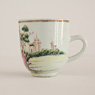 Famille rose export porcelain coffee cup
 (side 1), China, Qianlong period, circa 1750 [thumbnail]