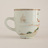 Famille rose export porcelain coffee cup
 (side 2 ), China, Qianlong period, circa 1750 [thumbnail]