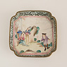 Painted enamel dish, China, 18th century [thumbnail]